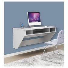 Prepac transitional white floating desk. Designer Floating Desk White Prepac Target