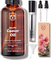 La bouteille de 1 l Organic Castor Oil Amazon De Beauty
