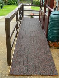 Non Slip Decking Domestic Access Ramp Using Dectosafe Decking Boards Ramp Design Access Ramp Deck Boards