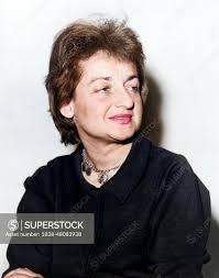 Betty Friedan (1921-2006), American feminist writer and activist,  half-length portrait, Fred Palumbo, New York World-Telegram and the Sun  Newspaper Photograph Collection, 1960