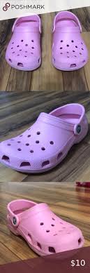 Light Pink Kids Crocs Size J1 Light Pink Used Crocs Size