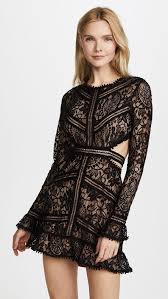 For Love Lemons Emerie Cutout Dress Cutout Dress Little Black Lace Dress Dresses