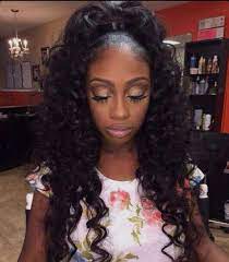 Half Up Half Down Black Ponytail Hairstyles Hair Styles Sleek Ponytail