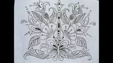 Free Hand Design -12 Draw and Trace Mirror Image - YouTube