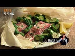 Salmon Al Cartoccio Italian For Salmon In Parchment Bags Is An Easy Recipe To Make Any Night Of The Week Simply Fill Parch Recipes Baked Salmon Food To Make