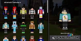 Check spelling or type a new query. Youtubers Skin Pack For Minecraft Pe Upd