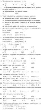 Class 7 Important Questions For Maths Simple Equations This Or That Questions Equations Math