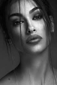 Beautiful Model Black And White Portrait 75 Amazing Black And White Portraits Richpointofview Black And White Portraits Black And White Photography Portraits Face Photography