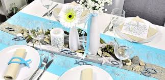 Moderne Tischdeko Idee In Hellblau Und Pearl Zur Jugendweihe Bei Tischdeko Shop De Tischdeko Kommunion Tischdeko Kommunion