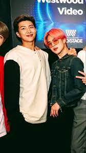 Namjoon and jimin's relationship is one where jimin always gets touchy with namjoon and plays around. Jimin E Namjoon Namjoon Jimin Movie Posters