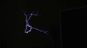 The Tower Is Narrow Of The Metal Construction Lightning Strikes High Voltage Stock Footage Construction Lightning Metal Tow Metal Construction Narrow Metal
