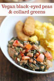 Black Eyed Peas And Collard Greens Vegan Recipe Collard Greens Vegan Black Eyed Peas Recipe Vegan Fried Chicken