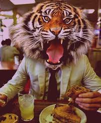 Sign Up Animal Heads Tiger Face Art