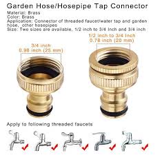 Grow your own indoor garden all year round. Garden Watering Equipment Fashion 3 4 Brass Tap Adaptor Hose Pipe Fitting Tap Hosepipe Quick Connector Rfs Com Sa