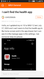 Oft werde ich gefragt, ob man die huawei geräte, die die health app unterstützt, auch auf fremdgeräten von samsung, xiaomi, oppo usw. Miui 12 Health App Missing On Xiaomi Devices As Per Multiple User Reports