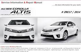 Toyota models @ bangkok motorshow 2014. Toyota Corolla Altis 2014 Repair Service Manual Corolla Altis Toyota Corolla Corolla