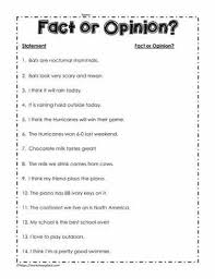 Fact Or Opinion Fact And Opinion Fact And Opinion Worksheet Opinion Writing