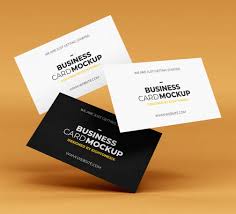 Realistic Business Card Mock Up Template Business Card Mock Up Mockup Business Cards
