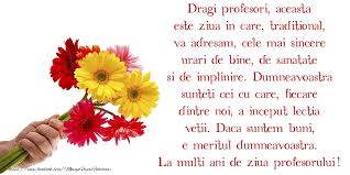 Ziua internaţională a profesorilor se sărbătoreşte pe 5 octombrie din anul 1994. Cele Mai Frumoase Mesaje Felicitari De Ziua Profesorului Felicitari