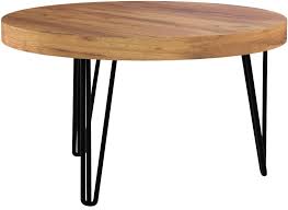 It is beautifully crafted and elegant. Welland Rustic Round Old Elm Wooden Coffee Table Unfinished Amazon Ca Home Kitchen