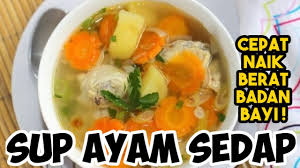Betapa mudahnya saje kan resipi saya kongsikan dan lihat pada resipi lazat yang seterusnya. Sup Ayam Bayi Chicken Soup Resepi Bayi 10 Bulan 10months Baby Recipe Youtube