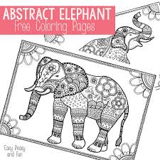Birds animal mandala coloring pages. Free Elephant Coloring Pages For Adults Easy Peasy And Fun