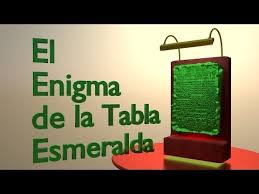 El Enigma De La Tabla Esmeralda Youtube Tabla Enigma Misterios Antiguos