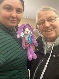 Drew a punk space bunny with a little stuffed animal friend— cause after  all, you can't go adventure without a little friend with you! 🐰💕