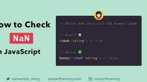 How To Check Nan In Javascript - Dev Community 👩‍💻👨‍💻