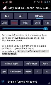La aplicación texto a voz hace que sea fácil convertir y guardar texto a voz. Easy Text To Speech For Android Apk Download