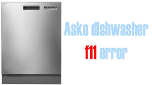 1 remove all dishes from dishwasher. Asko Dishwasher F11 Error Washer And Dishwasher Error Codes And Troubleshooting