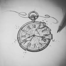 Broken Clock Drawing Clipartxtras Broken Clock Tattoo Clock Tattoo Clock Drawings