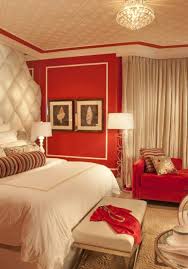 Red Cream Bedroom Eclectic Bedroom Bedroom Red Home Decor