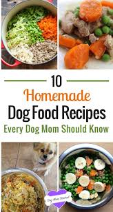 10 Homemade Dog Food Recipes Every Dog Mom Should Know Healthy Dog Food Recipes Dog Food Recipes Raw Dog Food Recipes