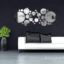 1pc round mirror surface wall sticker. 30pcs Circle Acrylic Mirror Diy Wall Home Decal Mural Decor Vinyl Art Stickers Diy Wall Decals Home Decor Mirrors Wall Stickers Home