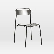 Outdoor Metal Stacking Chair Antique Bronze Metal Stacking Chair Metal Chairs Concrete Outdoor Dining Table