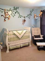 Our Finished Nursery Our Little Man Is Gonna Love It Monkey And Jungle Theme Boys Nursery Baby Room Themes Monkey Nursery Decor Nursery Themes