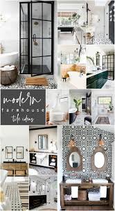 The mina is a beautiful farmhouse style bathroom vanity featuring; 20 Modern Farmhouse And Cottage Bathroom Tile Ideas