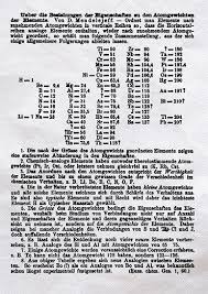 This periodic table was recreated based of the first ever published table by scientist dmitri mendeleev in 1869. What Does The Periodic Law State According To Dmitri Mendeleev