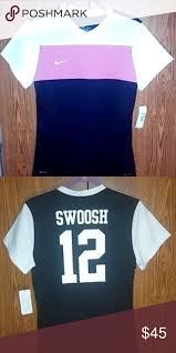 Black Blue And Pink Nike Shirt Nike Swoosh 12 Dri Fit Pink White Black Clothes Design White And Black Black Nikes