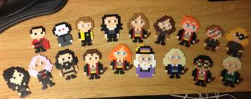 Harry Potter Characters Perler Bead Pin Magnet Keychain Etsy Harry Potter Perler Beads Harry Potter Characters Harry Potter Crafts