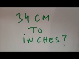 The centimeter (british spelling 'centimetre') is a metric unit of length. 34 Cm To Inches Youtube
