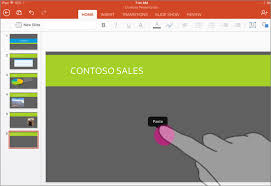 Insert A Chart In Powerpoint Or Word On A Mobile Device