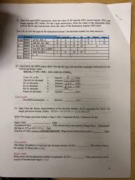 To download pdf format of mips green sheet click the below download button. 21 8pt For Each Mips Instruction Show The Valu Chegg Com