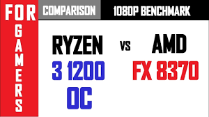 But i heard of the new ryzen cpus and. Ryzen 3 1200 Oc Vs Amd Fx 8370 Gtx 1060 Comparison Youtube