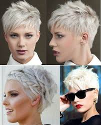 Pin By Trudie Bothma On Hairstyles Short Silver Hair Short Hair Styles Pixie Short Blonde Hair