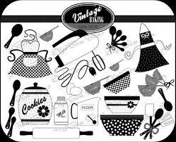570x550 kitchen svg kitchen utensils clipart restaurant clip art. Vintage Baking Digital Clip Art In Black White Gray Cute Retro 50 S Kitchen Clipart Clip Art 4 50 Via Etsy Digital Clip Art Vintage Baking Clip Art