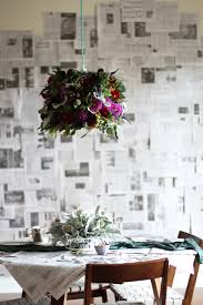 Metallic galaxy fence hanging lamps. Make This Fresh Flower Pendant Light Diy Paper And Stitch