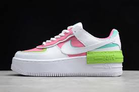 2019 Women S Size Nike Air Force 1 Shadow Peach White Green Ci0919 022 Nike Air Shoes Nike Air Custom Nike Shoes
