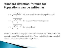 Step 5:estimate standard deviation for the frequency table by taking square root of the. How Do You Find The Standard Deviation For Grouped And Ungrouped Data